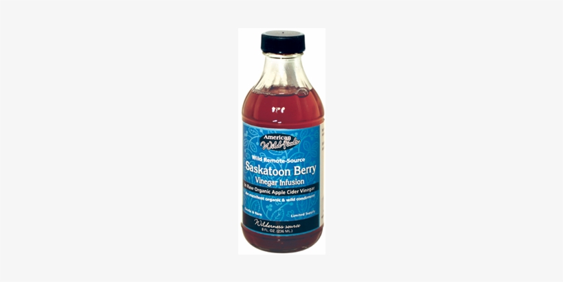 Wild, Raw Saskatoon Vinegar Infusion - Plastic Bottle, transparent png download