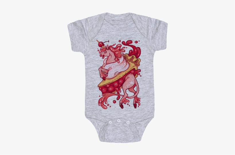 Kawaii Unicorn Pie Baby Onesy - Kawaii Unicorn Pie Tote Bag: Funny Tote Bag From Lookhuman., transparent png download