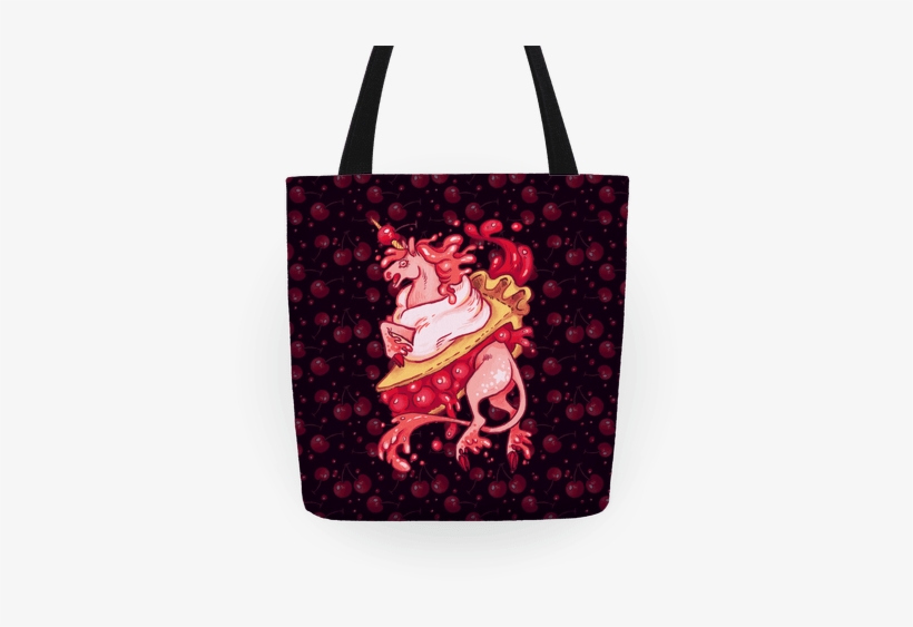 Kawaii Unicorn Pie Tote - Kawaii Unicorn Pie Tote Bag: Funny Tote Bag From Lookhuman., transparent png download