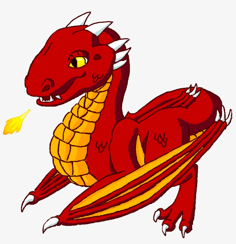 Baby Wyvern - Fire - Fire, transparent png download