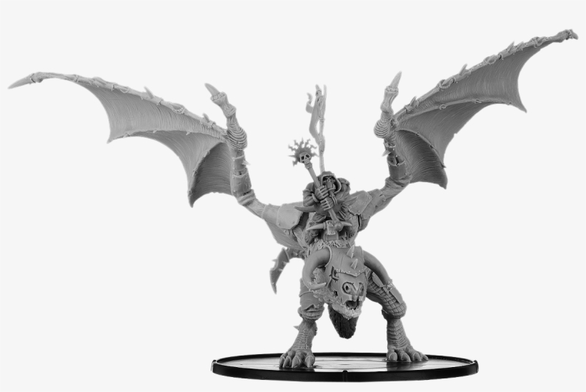 Shazham, Orc Shaman On Wyvern - Orc On Wyvern Miniature, transparent png download