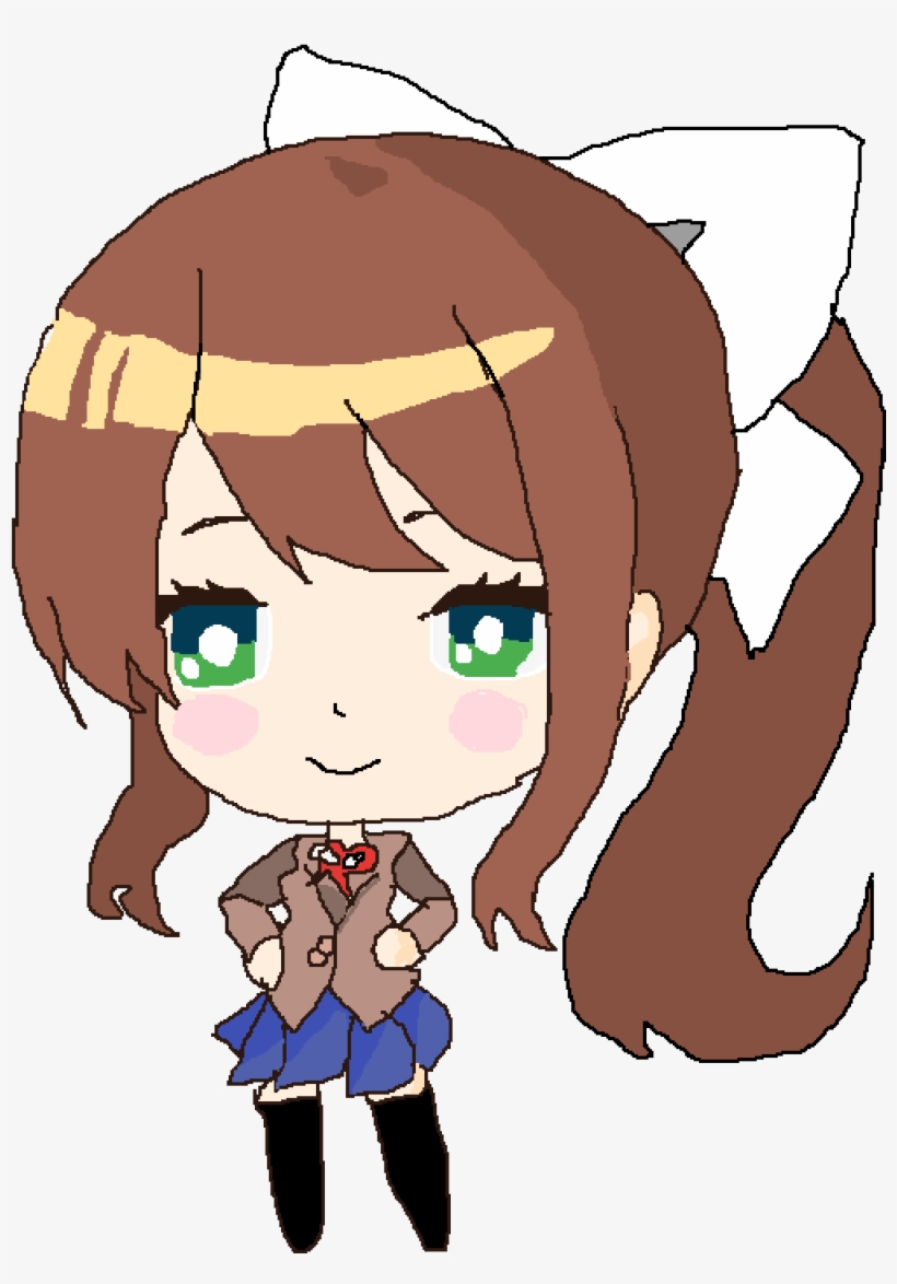 Monika - Doki Doki Literature Club Monika, transparent png download