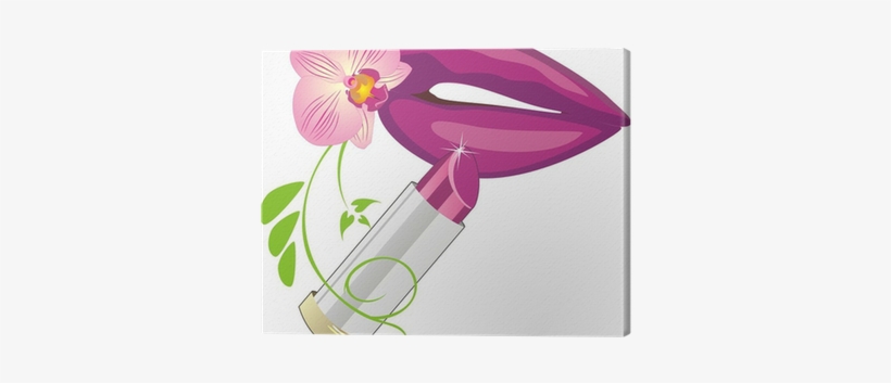 Female Smile, Orchid And Lipstick - Moth Orchid, transparent png download