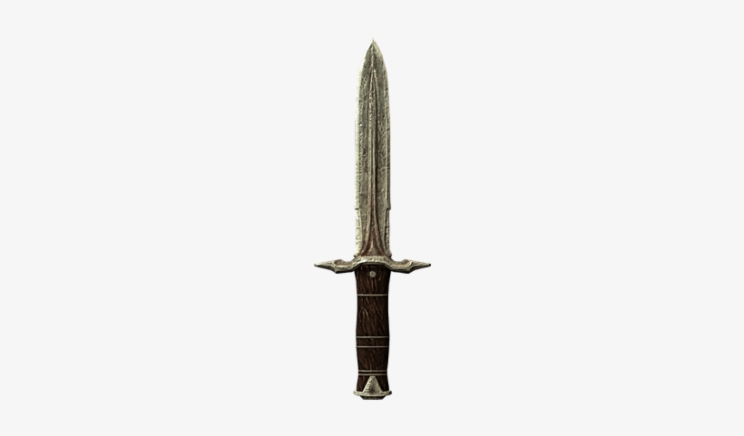 Elder Scrolls Skyrim Iron Dagger - Кинжал Пнг, transparent png download