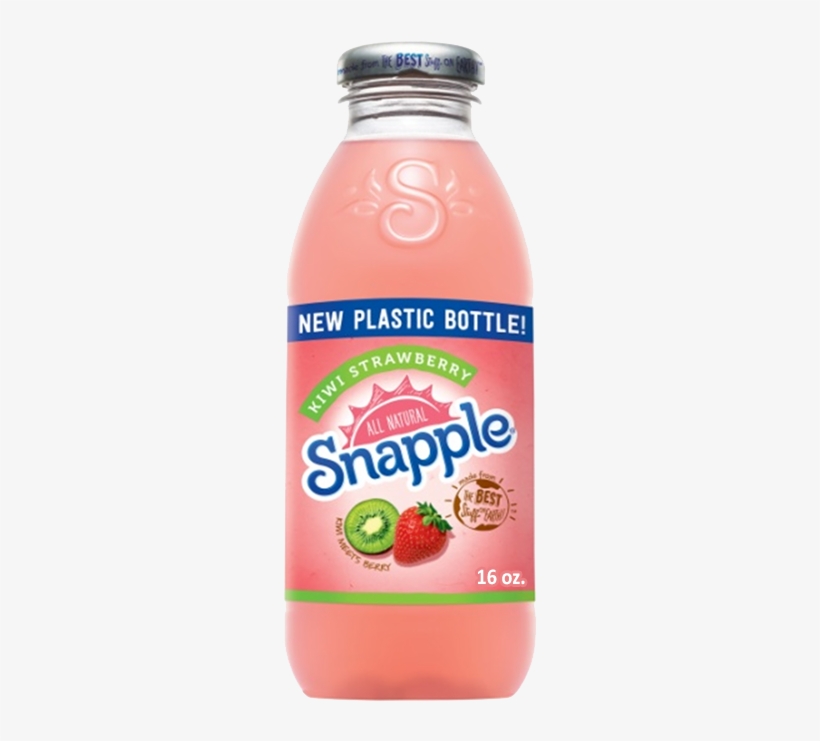 Buy 4 Get 5th Free Snapple Strawberry Kiwi 16 Oz - Kiwi Strawberry Snapple 20 Oz, transparent png download