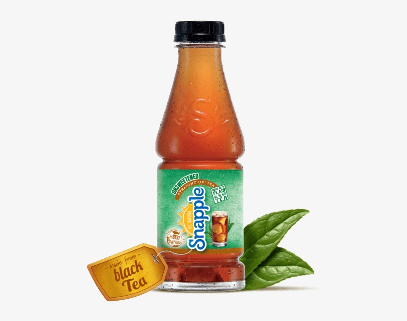 Snapple Straight Up Unsweetened Tea - Snapple Straight Up Iced Tea, transparent png download