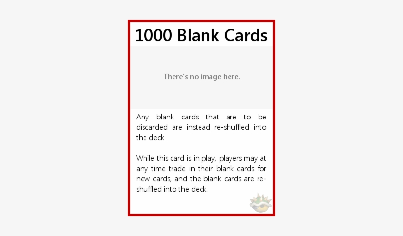 Image - 1000 Blank White Cards, transparent png download