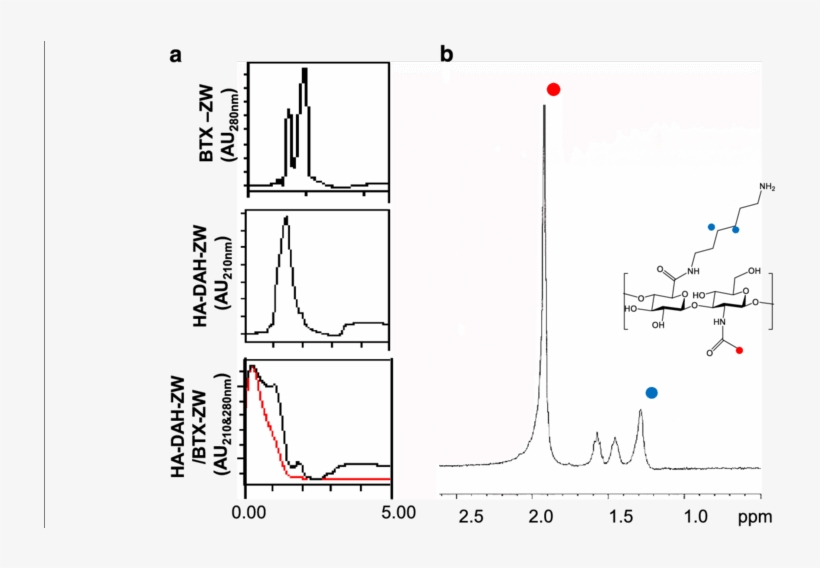 A The Gel-permeation Chromatogram Of Btx, Ha, And The - Diagram, transparent png download