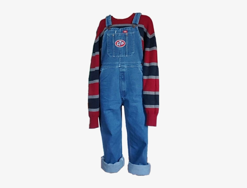 Overalls Dungarees Aesthetic Aesthetics Stripeshirt - Aesthetic Blue Clothes Png, transparent png download