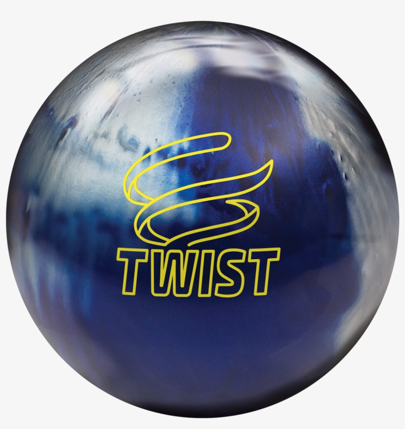 Brunswick Twist Bowling Ball Blue/silver - Brunswick Twist Bowling Ball, transparent png download