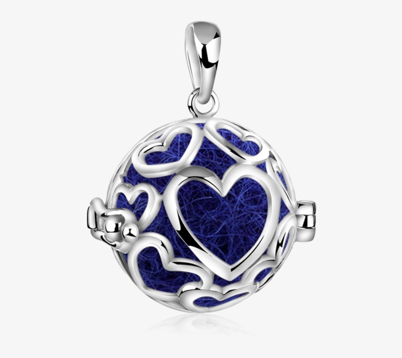 Pomanders Silver Heart - Kuzzoi Duft-anhänger Herzen Klein 17 Mm Sterlingsilber, transparent png download