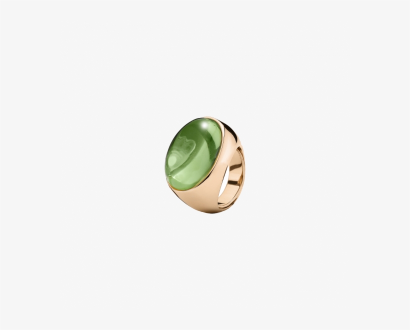 Rose Gold Silver Ring With Amber - Ring, transparent png download
