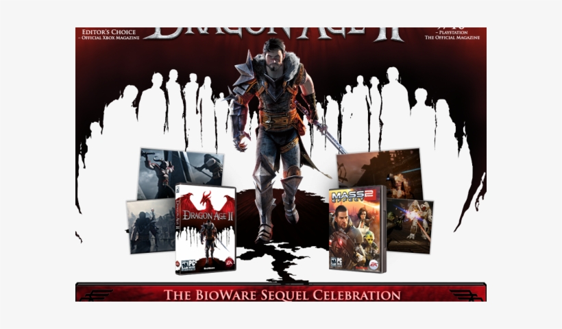Of Promotional Items For Dragon Age - Dragon Age 2 360, transparent png download