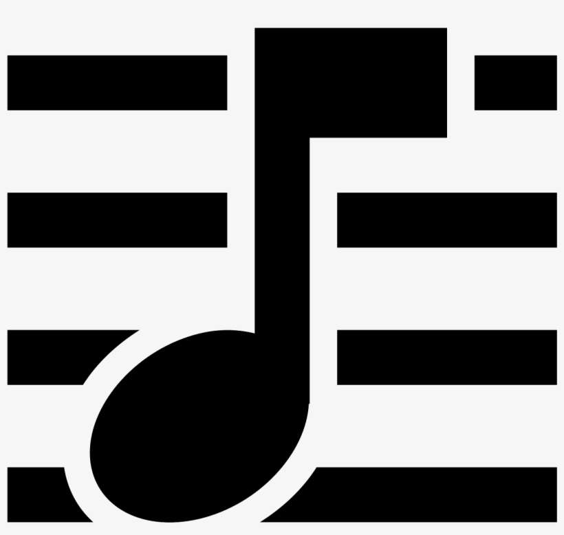 At The Center Of The Icon Is A Musical Note That Is - L Music Note, transparent png download