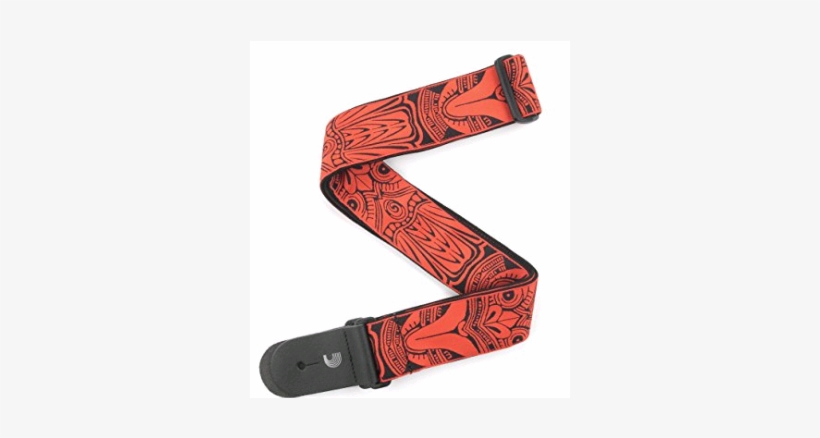 Planet Waves Guitar Strap Tiki Mask Red, transparent png download