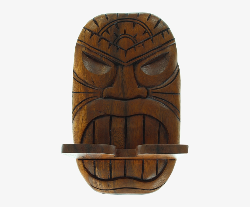 Beatnik Large Skate Rack Tiki - Beatnik Trading Large Tiki Skateboard Wall Hanger, transparent png download