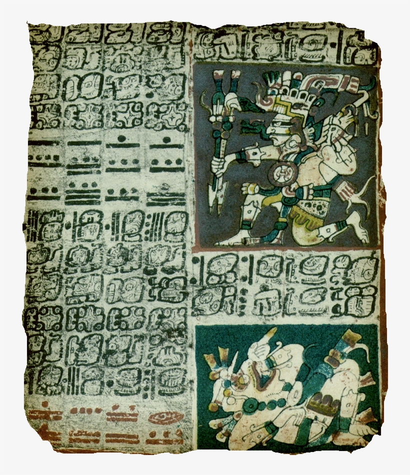 Ac4bf Mayan Dresden Codex, transparent png download