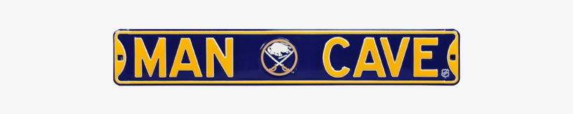 Buffalo Sabres “man Cave” Authentic Street Sign - Buffalo Sabres Man Cave Street Sign, transparent png download