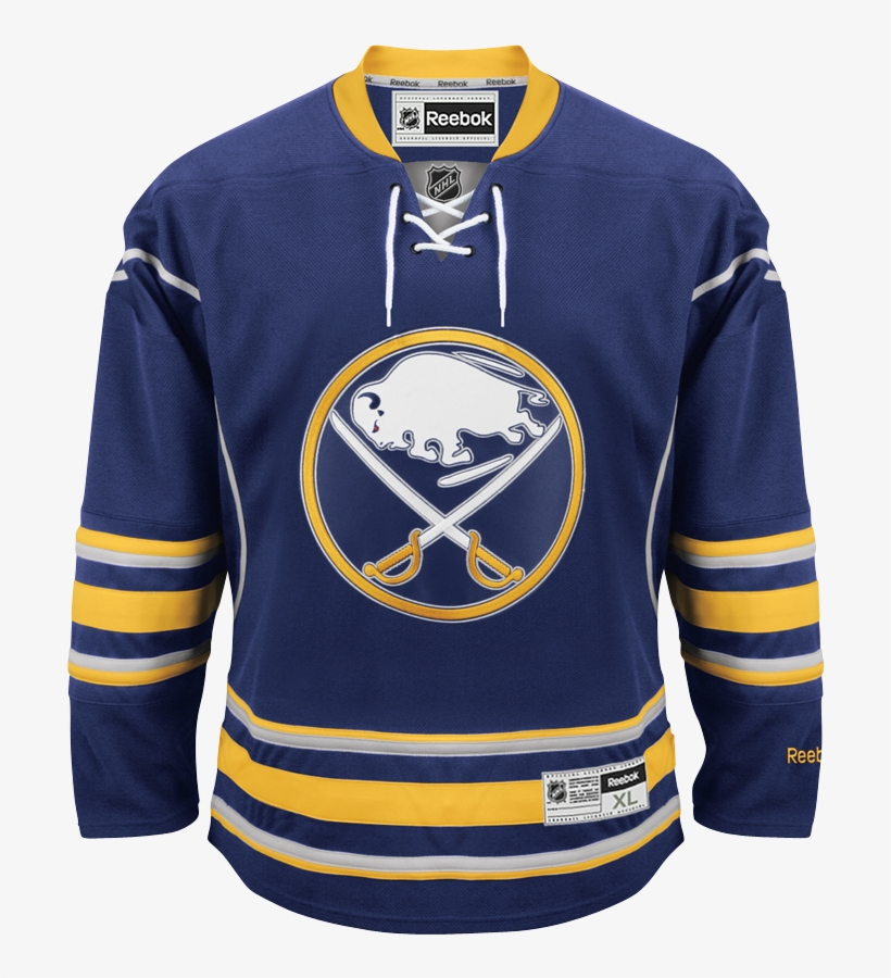 Reebok Buffalo Sabres Home Adult's Jersey Custom - Buffalo Sabres Home Jersey, transparent png download