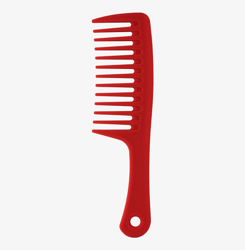 Soft Touch Shower Comb - Salon Chic 9.5" Shampoo Comb, transparent png download