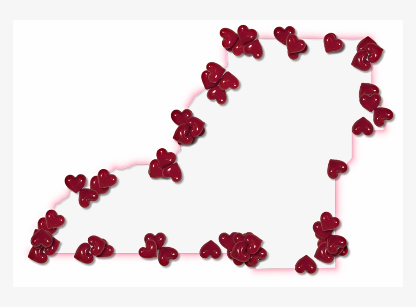 A Map Of Leon With A Pink Glow Outline And Randomly - Floral Design, transparent png download