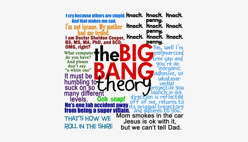 Big Bang Quotes - Cafepress Big Bang Quotes Throw Pillow, transparent png download