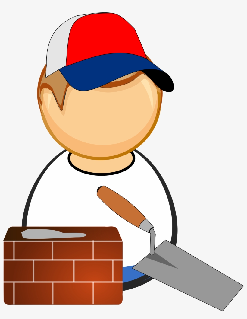This Free Icons Png Design Of Mason / Bricklayer, transparent png download