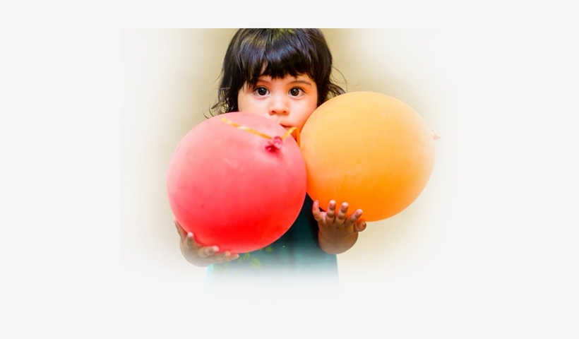 Child Playing With Balloons - Child, transparent png download
