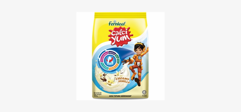 Calci Yum Milk Powder -creamy Vanilla - Fernleaf Calciyum Milk Powder 900g, transparent png download