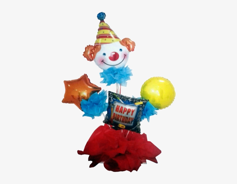 Arreglo Feliz Cumpleanos Payaso - Birthday, transparent png download