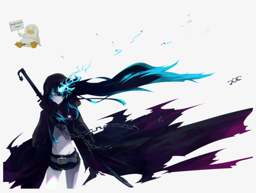 Http - //i54 - Tinypic - Com/2urmu1i - Black Rock Shooter Art, transparent png download