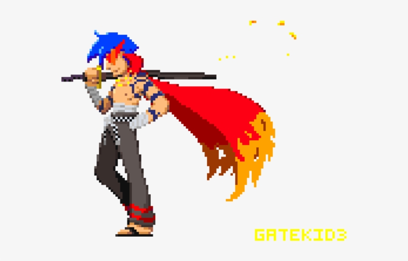 Kamina Pixel Art, transparent png download