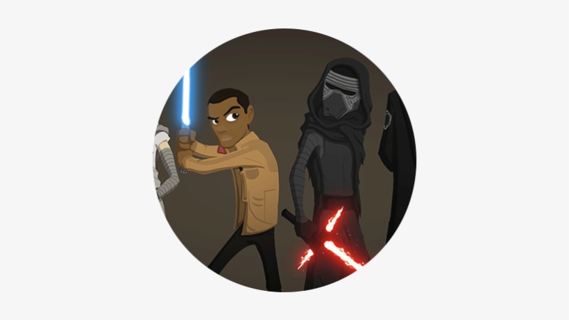 Star Wars Vii - Finn X Captain Phasma, transparent png download