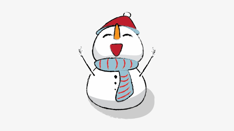 Emoji For Imessage Messages Sticker-0 - Snowman Stickers, transparent png download