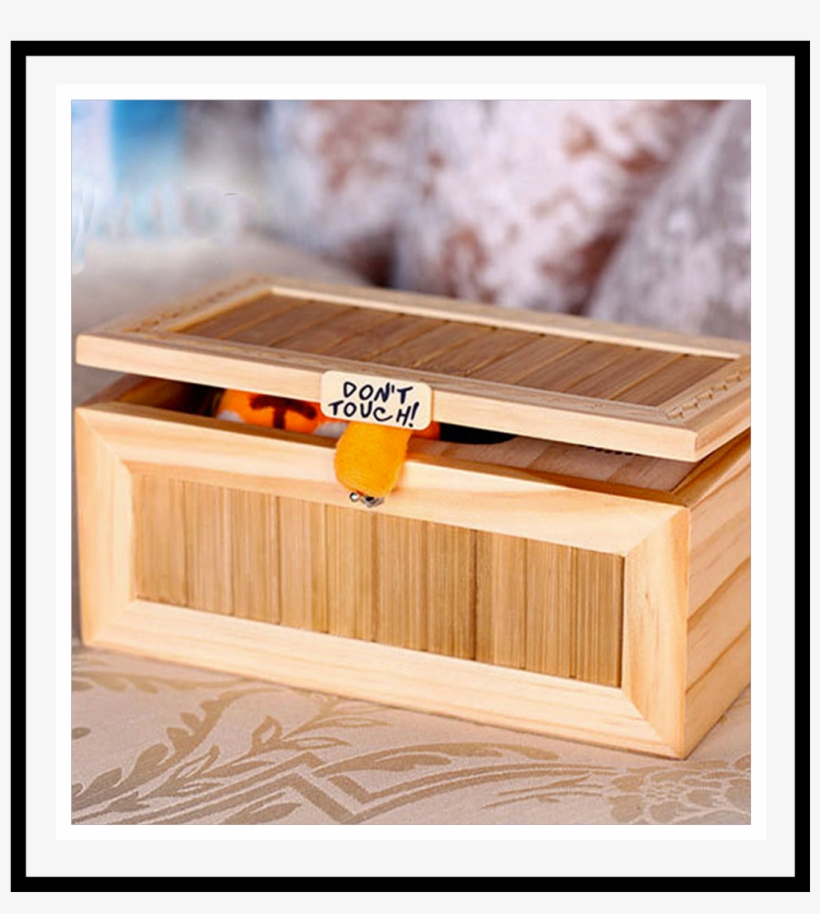 Useless Wooden Box - Grocery House Funny Tiger Don't Touch Me Musical Box,, transparent png download