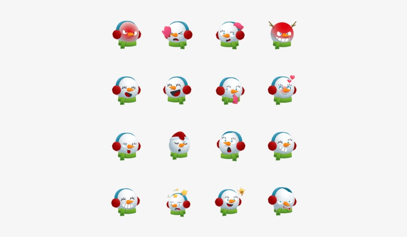 Snowman Emoji Animated, transparent png download