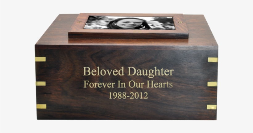 Perfect Wooden Box Photo Frame Cat Urn Xlarge - Wooden Dog Urn Box, transparent png download
