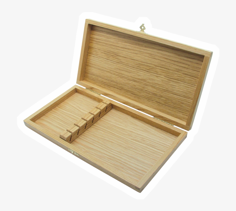 Oak Wooden Box For 6 Steak Knives - Steak Knife Presentation Box, transparent png download