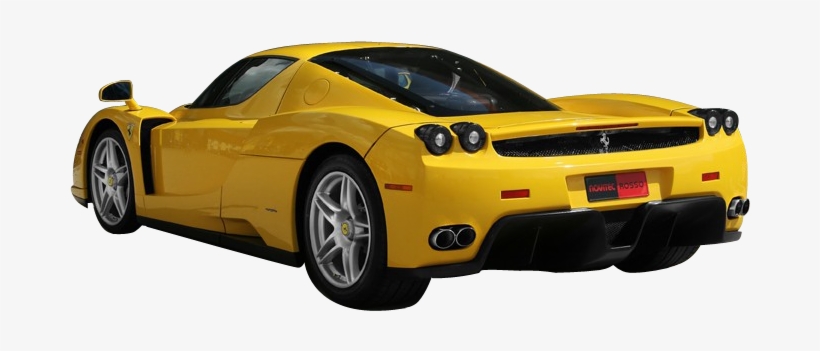 Yellow Ferrari Car Png Image - Voiture De Sport Jaune, transparent png download