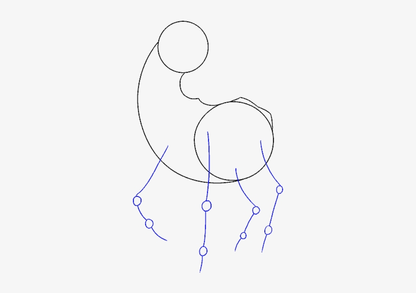 How To Draw Cartoon Horse - Sketch, transparent png download