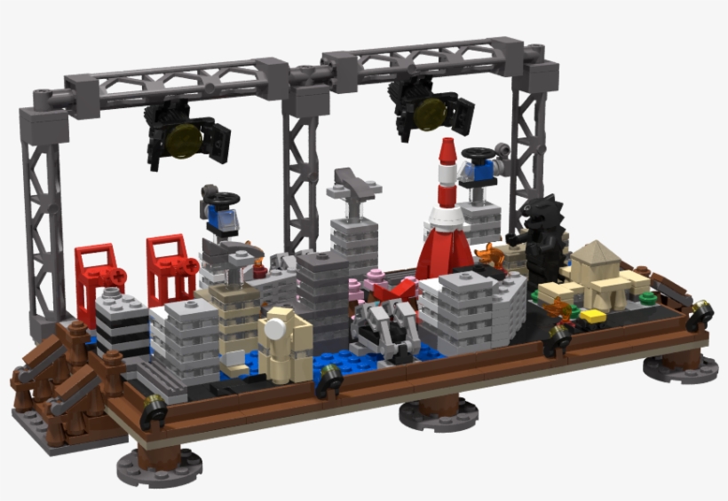 Lego Godzilla Set - Godzilla Movie Sets, transparent png download