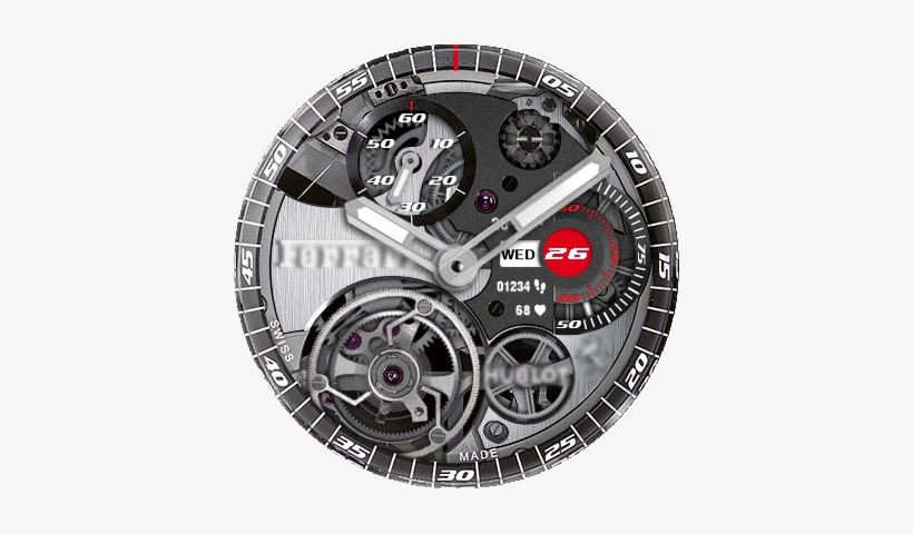 Preview Image, Hublot Techframe Ferrari 70 Years Tourbillon - Ferrari 70 Years, transparent png download