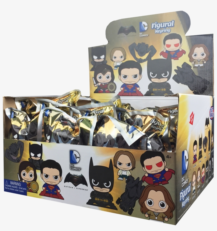 Batman Vs Superman - Monogram Dc 3d Figural Keychains Batman Vs. Superman, transparent png download