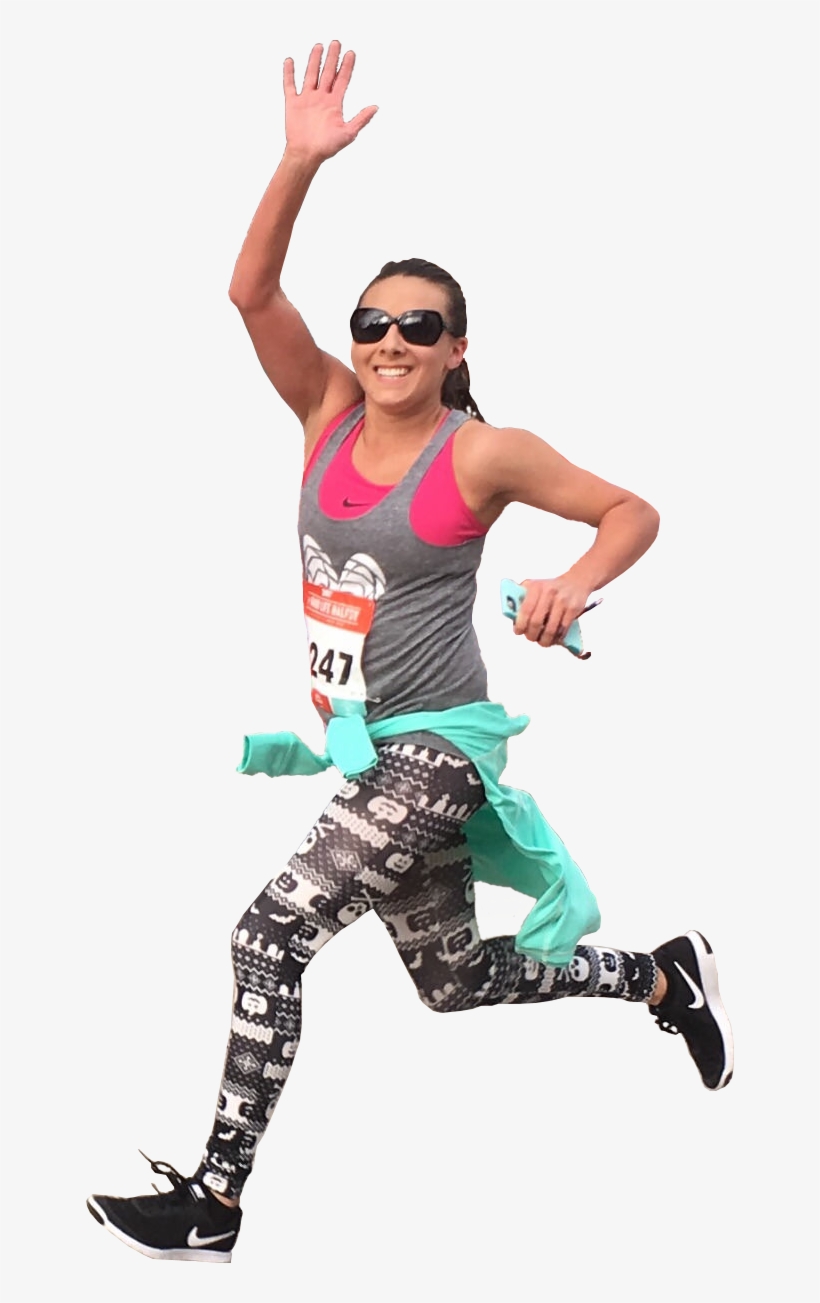 Persona Woman Running - Png Woman Running, transparent png download