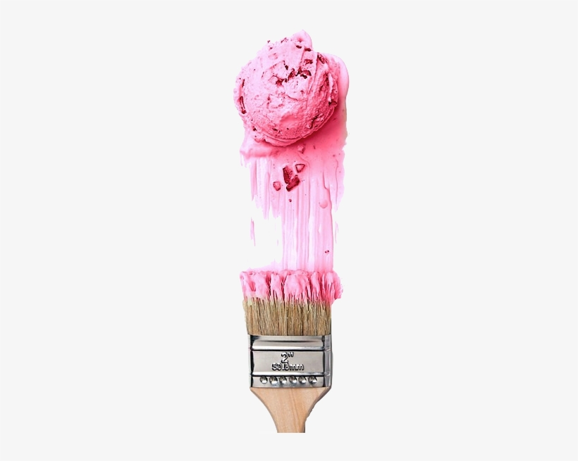 Transparent Tumblr Hipster - Ice Cream Paint, transparent png download