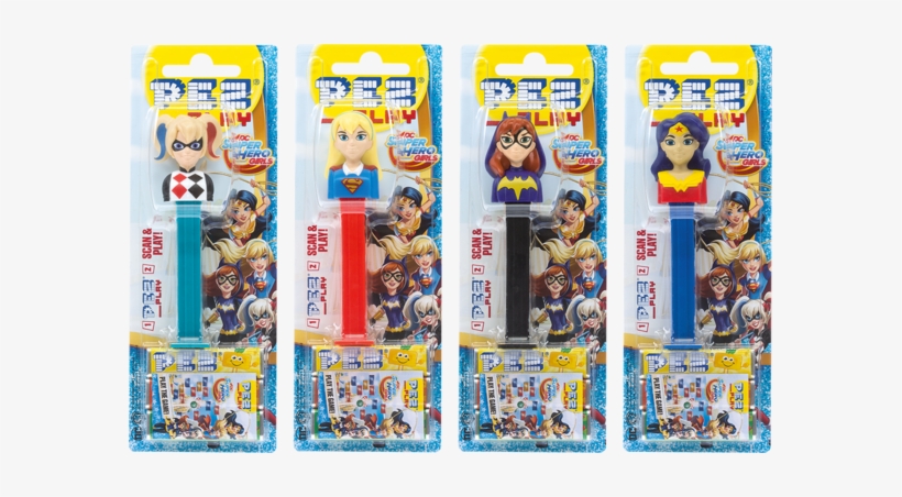 Pez Dispenser Set Super Hero Girls - Dc Superhero Girls Pez, transparent png download
