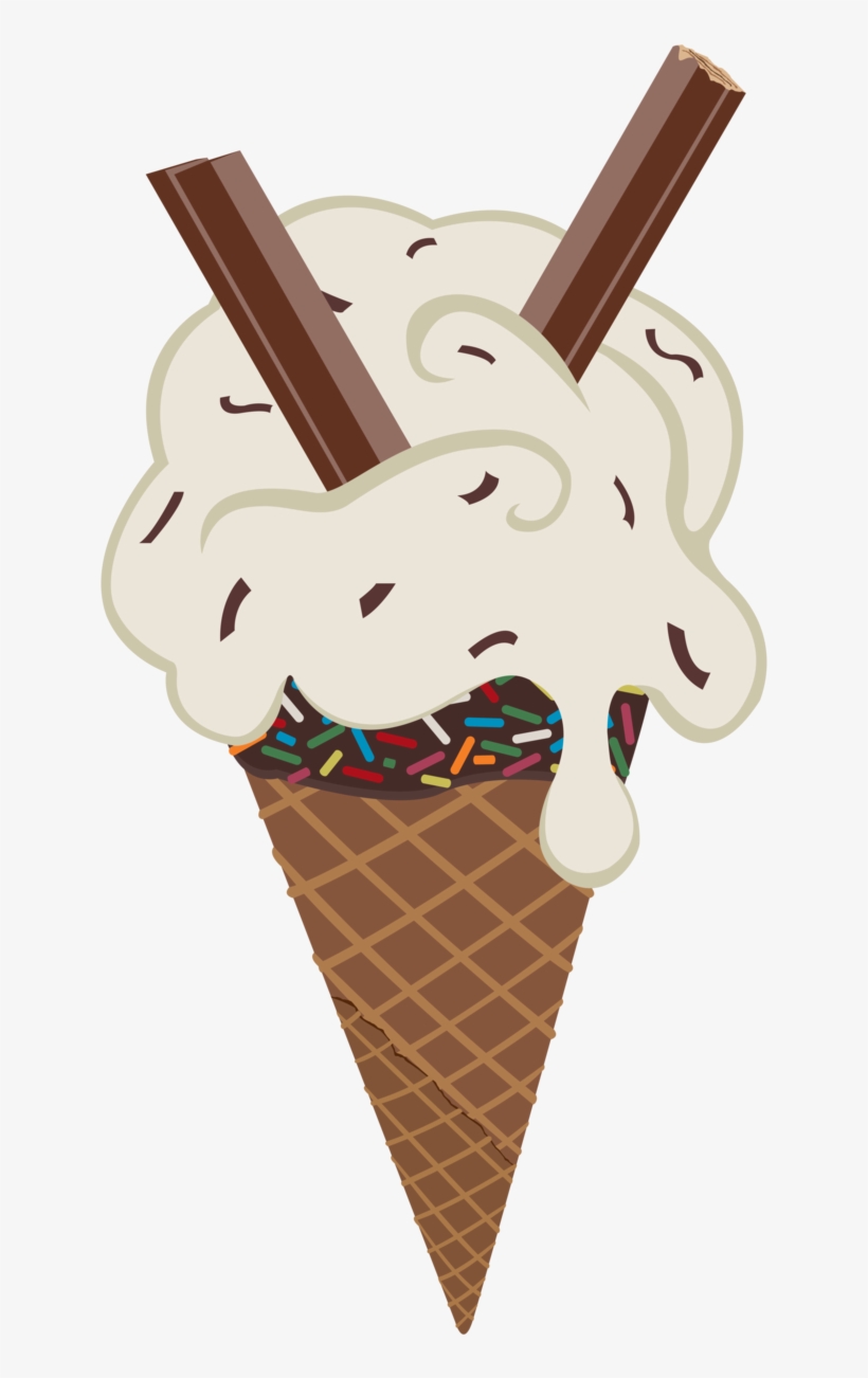 Ice Cream Cone Cm By Arctickiwi On Clipart Library - Vector Ice Cream Cones Png, transparent png download