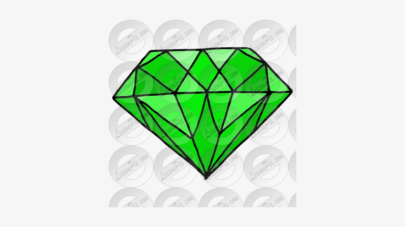 Emerald Clipart Diamond - Clip Art, transparent png download