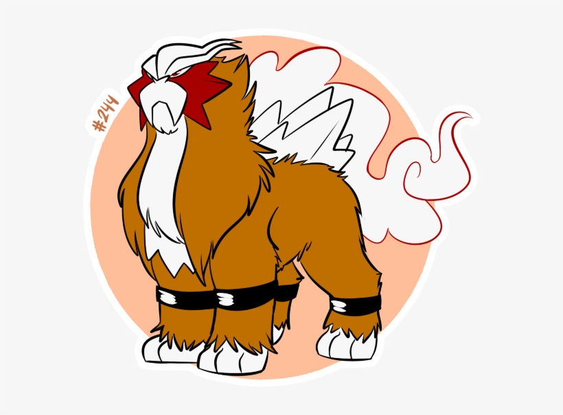 Pokémon Go Dog Dog Like Mammal Chicken Mammal Cartoon - Pokemon 243, transparent png download