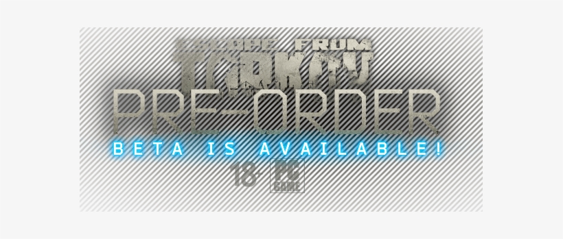 Escape From Tarkov Preorder Logo En - Escape From Tarkov Logo, transparent png download